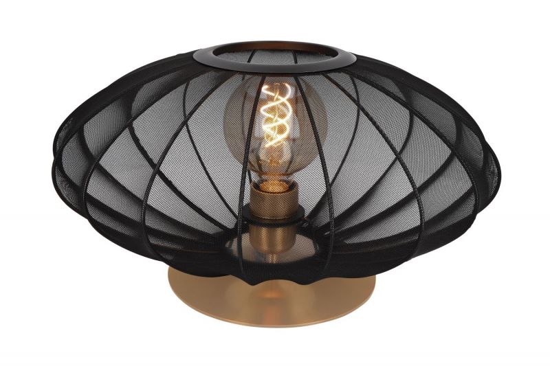 Lucide CORINA - Table lamp - Ø 40 cm - 1xE27 - Black
