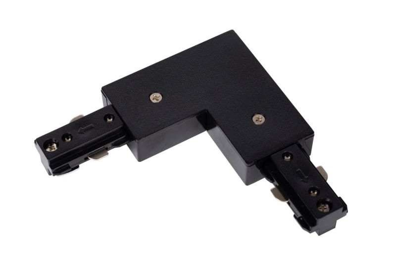 Lucide TRACK L-connector - 1-circuit Track lighting system - Left - Black (Extension)