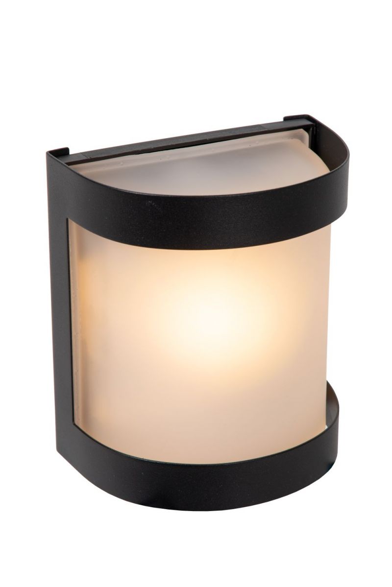Lucide BOLO - Wall light Outdoor - 1xE27 - IP44 - Opal