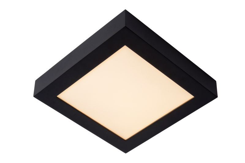 BRICE-LED Ceiling L. Dimmable 22W Square IP44 Blac