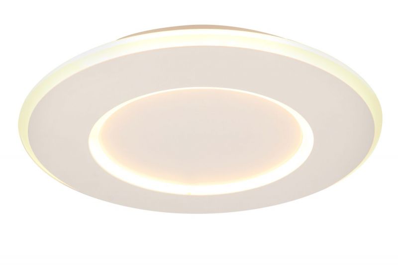 Lucide AXELLE - Flush ceiling light - Ø 39,6 cm - LED Dim. - 1x24W 2550K/2850K - 3 StepDim - White