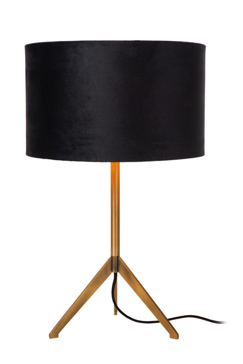 Lucide TONDO - Table lamp - ? 30 cm - 1xE27 - Matt Gold / Brass