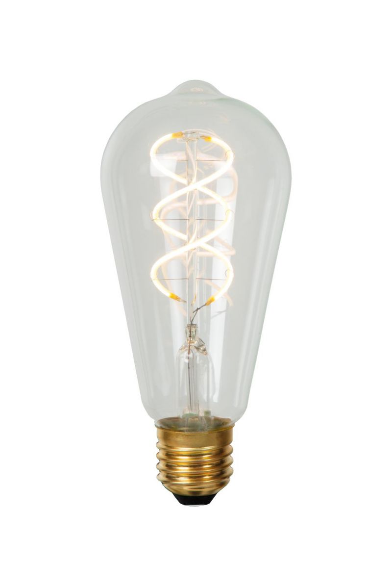 Lucide ST64 - Filament bulb - ? 6,4 cm - LED Dim. - E27 - 1x4,9W 2700K - Transparant