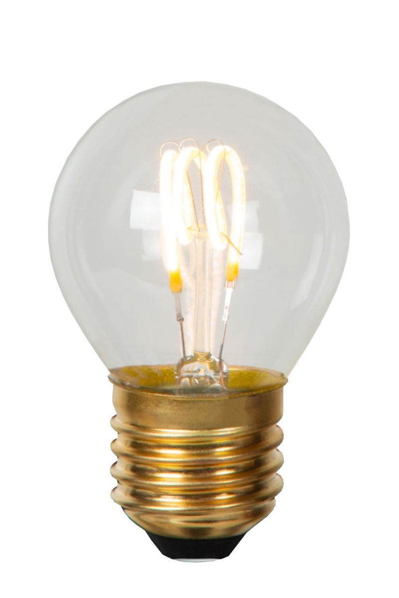 Lucide G45 - Filament bulb - D4,5 cm - LED Dim. - E27 - 1x3W 2700K - Transparant (49045/03/60)