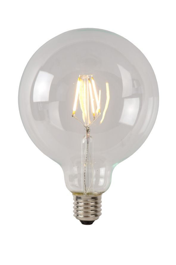 Lucide G125 Class B - Filament bulb - Ø 12,5 cm - LED Dim. - E27 - 1x7W 2700K - Transparant