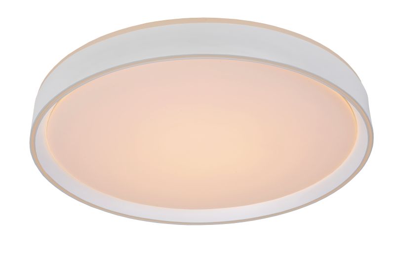 NURIA - Flush ceiling light - Ø 50 cm - LED Dim. - 1x36W 2700K - 3 StepDim - White (79182/36/31)