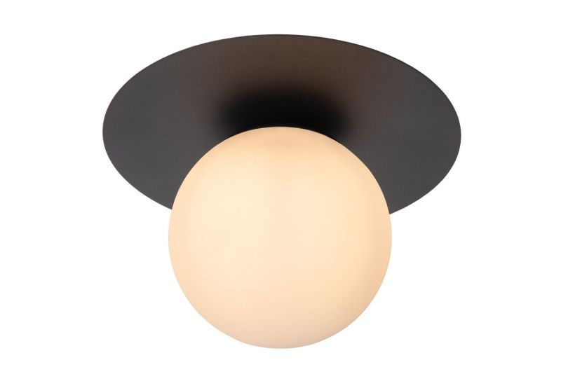 Lucide TRICIA - Flush ceiling light - ? 25 cm - 1xE27 - Black