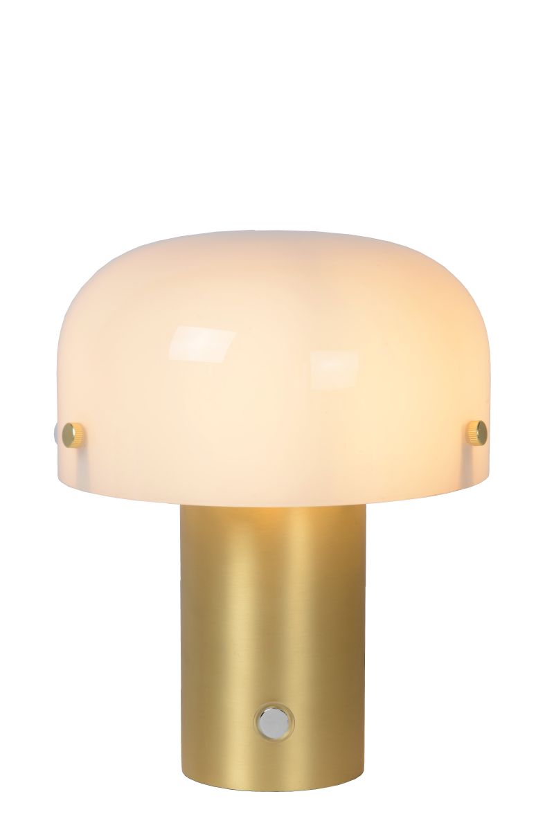 TIMON Table lamp  E14/25W 21cm Matt Gold/Opal (05538/01/02)
