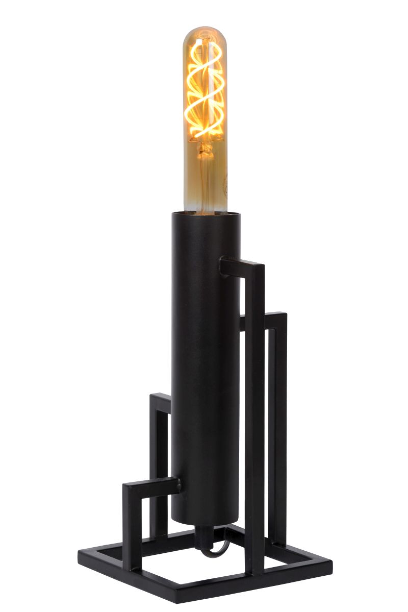 ZILDA - Stolová lampa - E27/40W L12 W12 H25cm - čierna (08526/01/30)