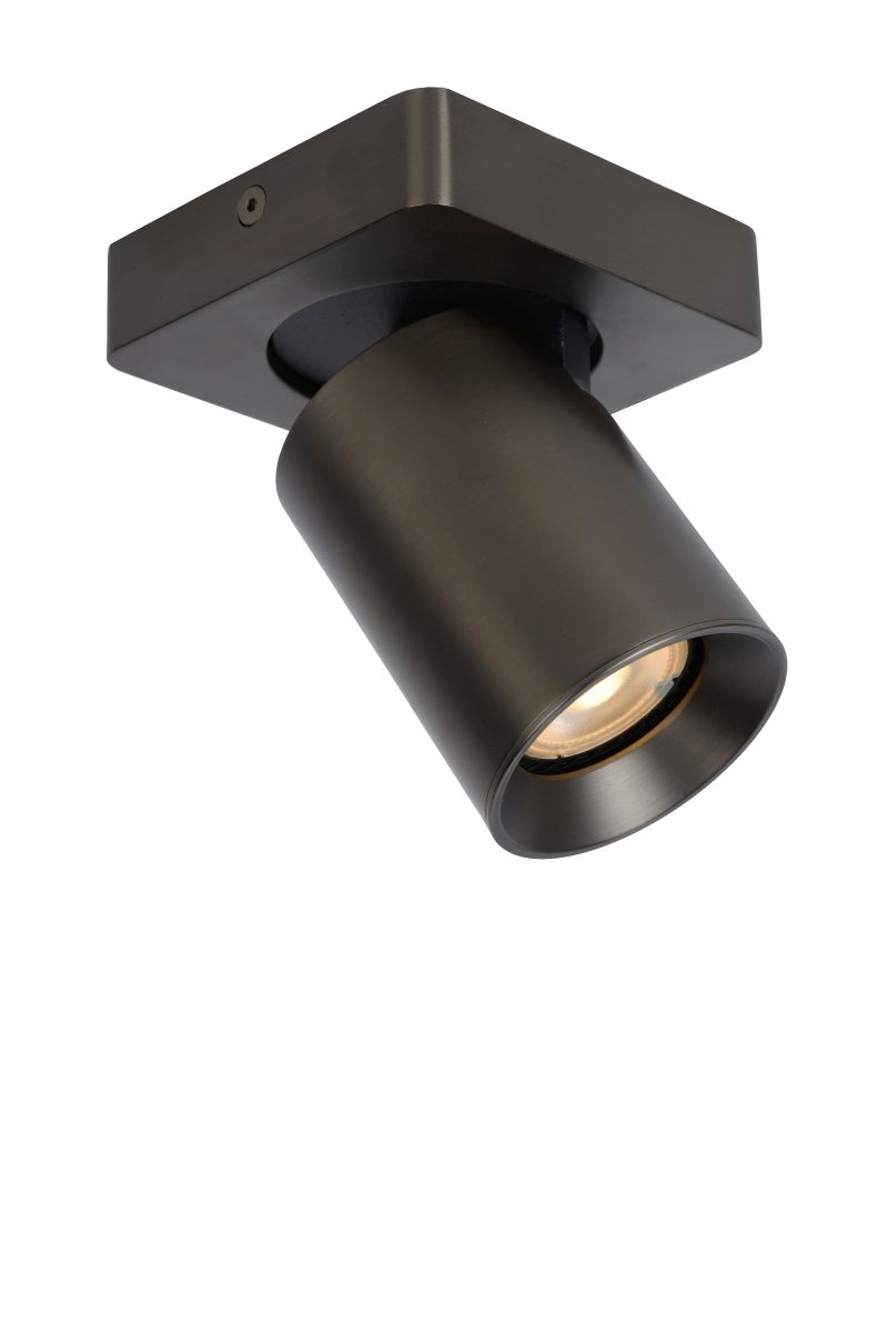 NIGEL Ceiling spotlight GU10/5W DTW Black Steel (09929/05/16)