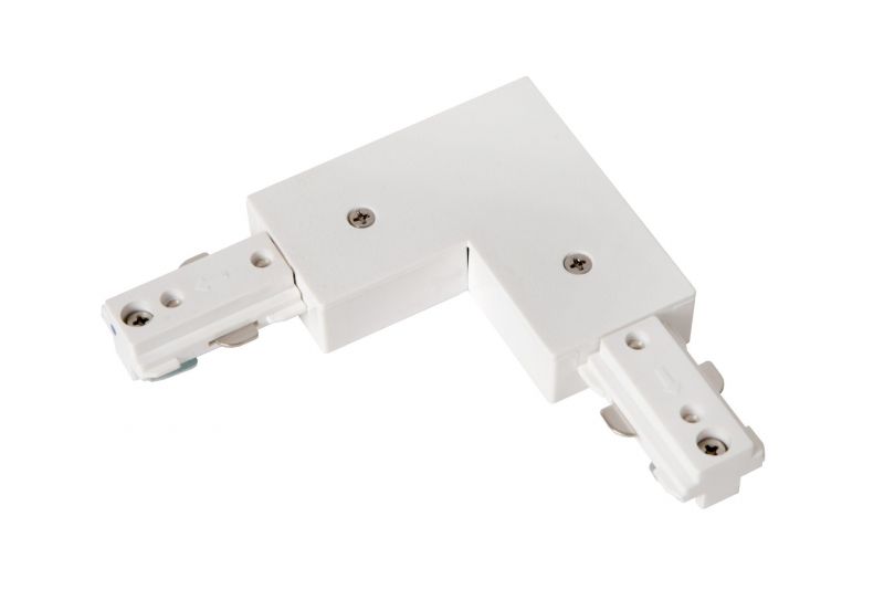 Lucide TRACK L-connector - 1-circuit Track lighting system - Left - White (Extension)