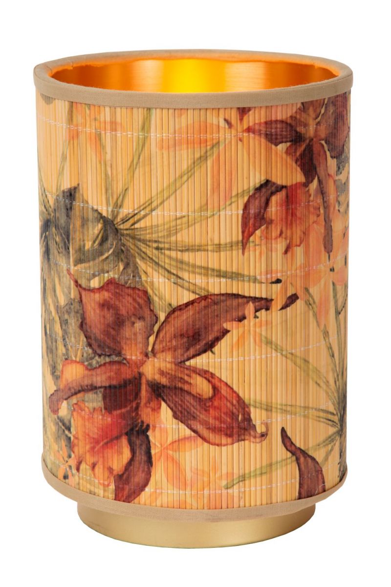 Lucide TANSELLE - Table lamp - D15 cm - 1xE14 - Multicolor