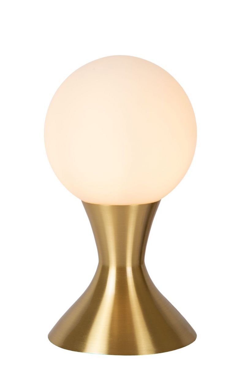 Lucide MOYA - Table lamp - D12 cm - 1xG9 - Matt Gold / Brass