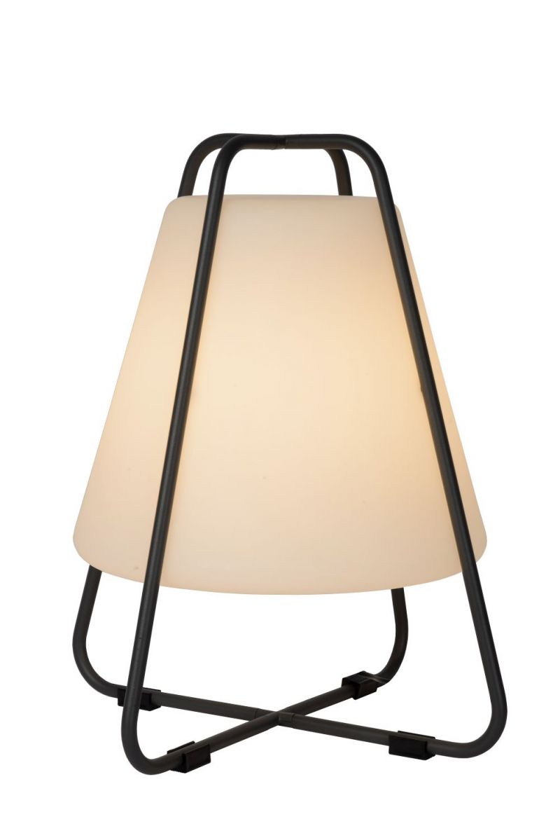 Lucide PYRAMID - Table lamp Outdoor - LED Dim. - 1x42W 2700K - IP54 - Anthracite