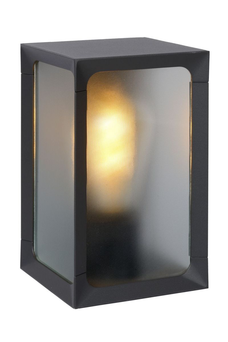 Lucide CAGE - Wall light Outdoor - LED - 1xE27 - IP44 - Anthracite (27804/01/29)