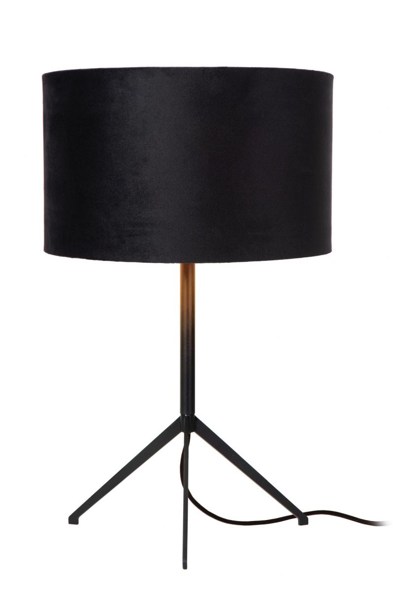 Lucide TONDO - Table lamp - D30 cm - 1xE27 - Black