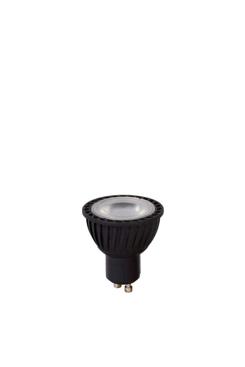 LED žiarovka - Ø 5 cm - GU10 - 1x5W 3000K - Čierna