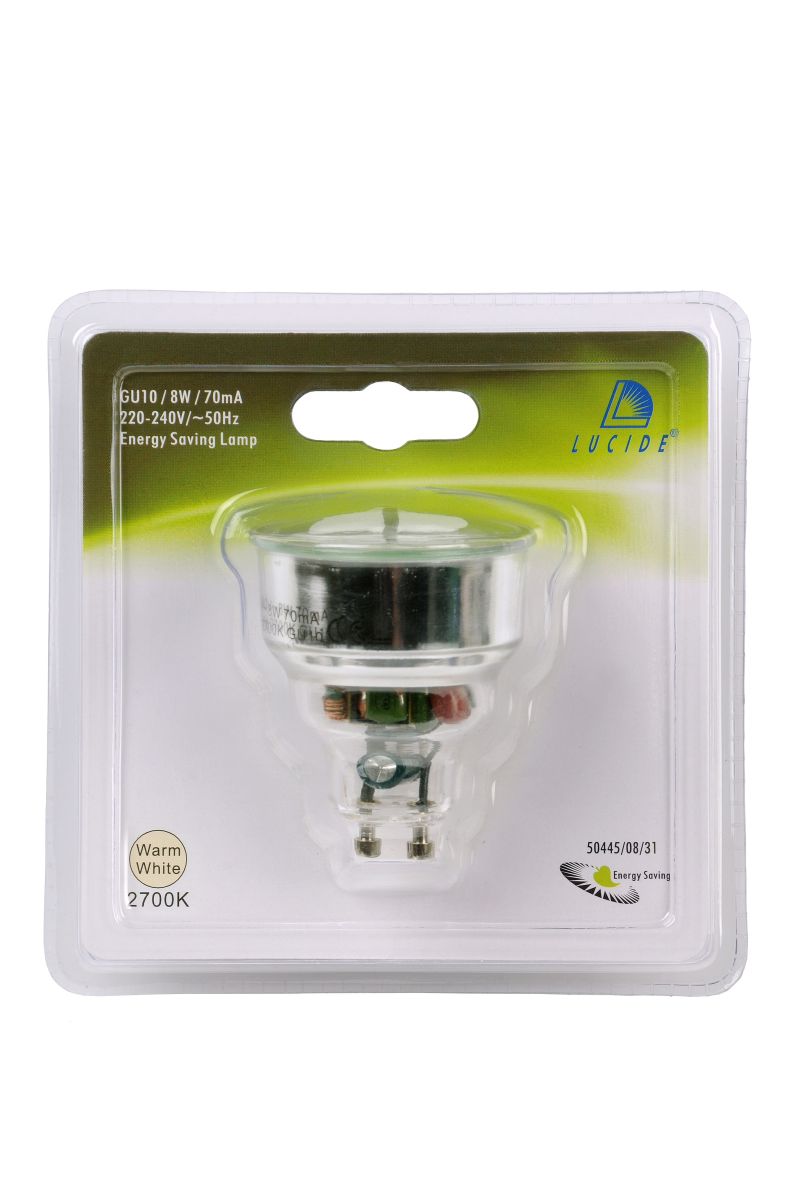  Energeticky úsporná žiarovka Blister GU10 / 8W Reflex (50445/08/31)