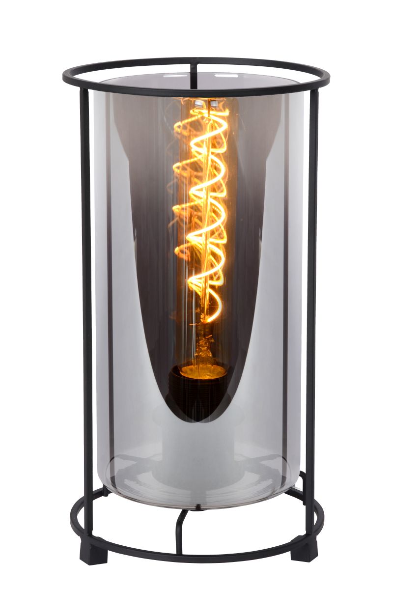 DOUNIA Table lamp  E27/40W H27.5cm Matt Black/Smok (78594/27/30)