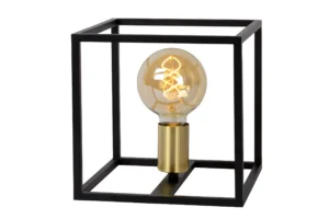 Lucide RUBEN - Stolnu00e1 lampa - 1xE27 - u010cierna