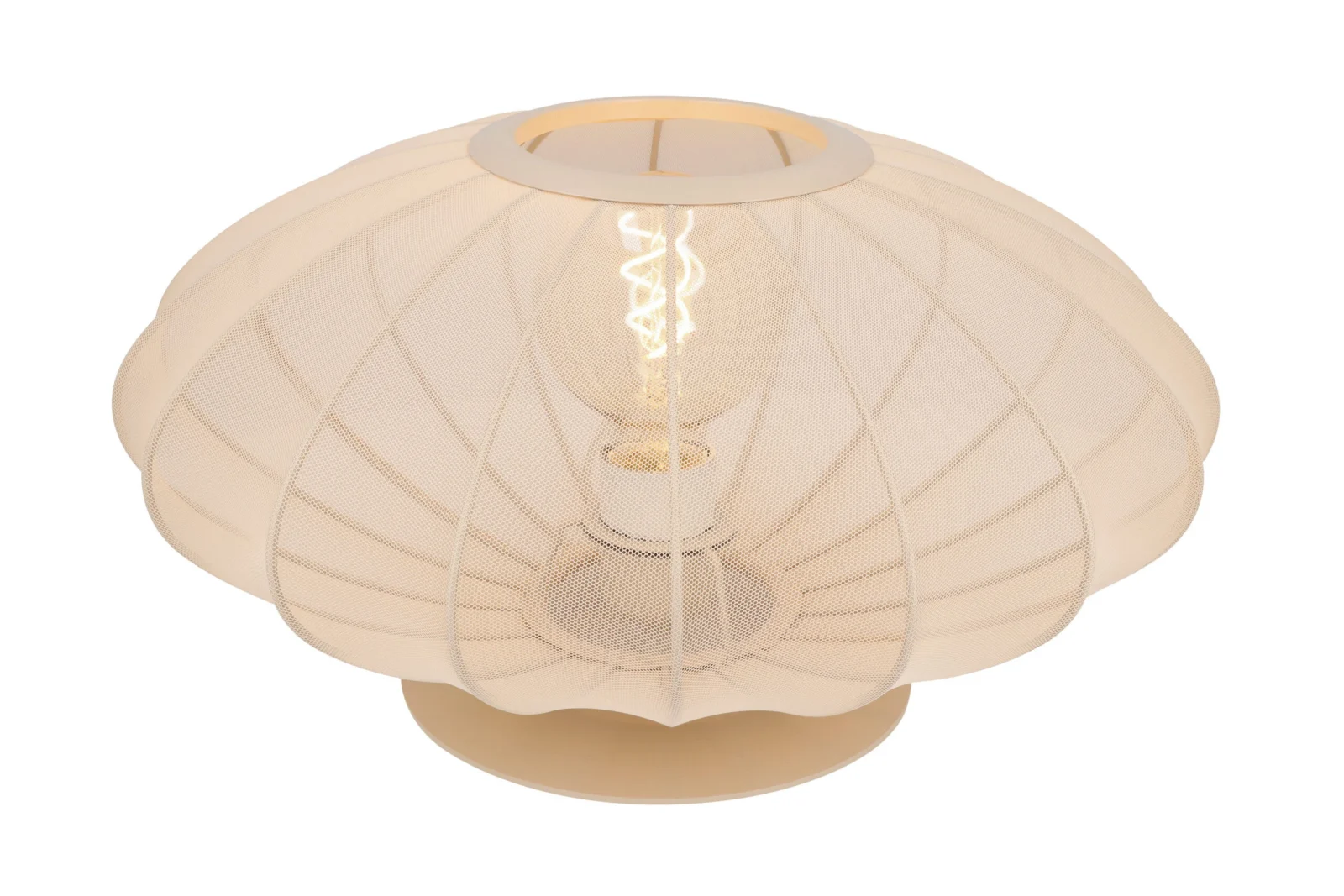 Lucide CORINA - Stolnu00e1 lampa - u00d8 40 cm - 1xE27 - Kru00e9movu00e1