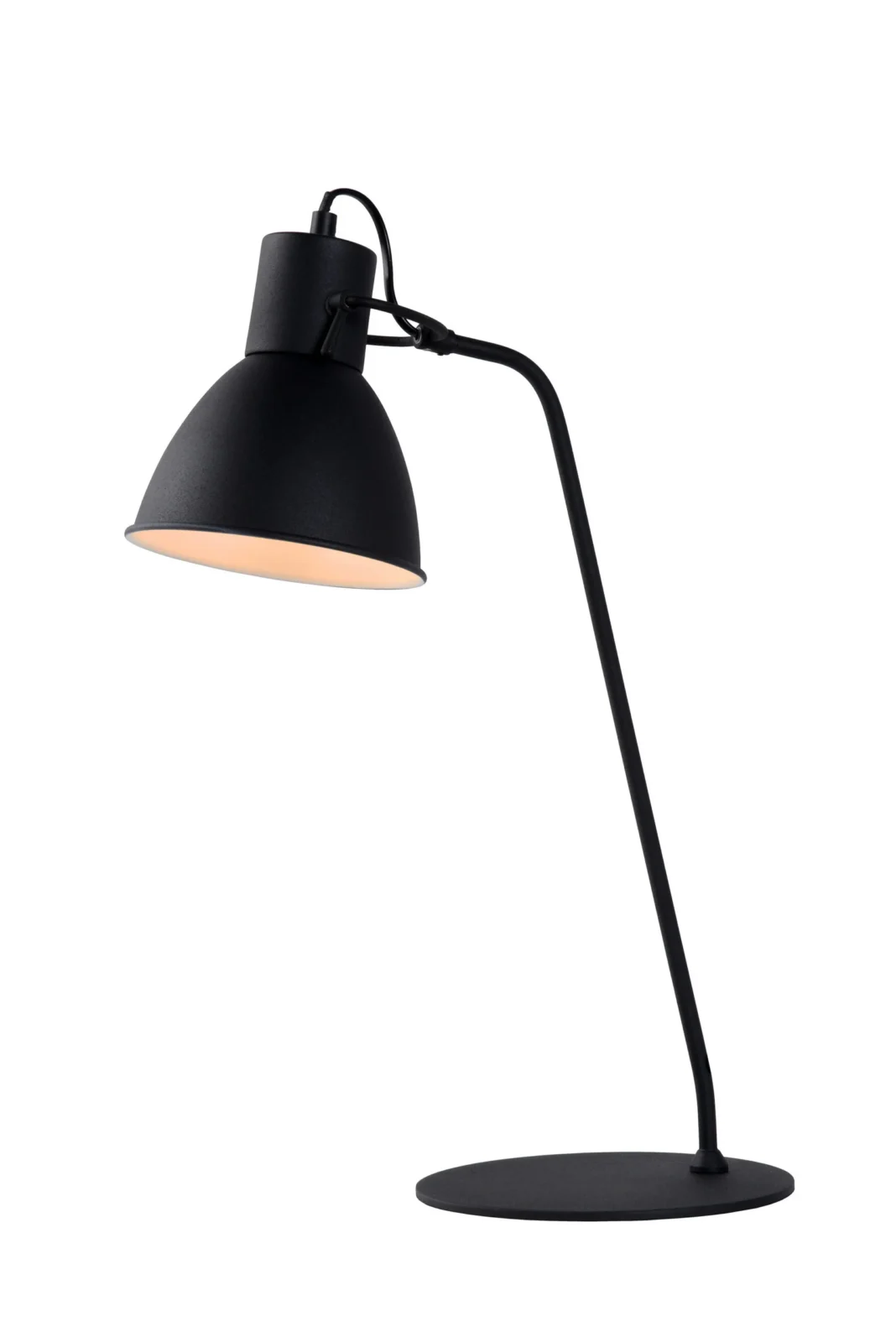 Lucide SHADI - Stolnu00e1 lampa - u00d8 20 cm - 1xE14 - u010dierna