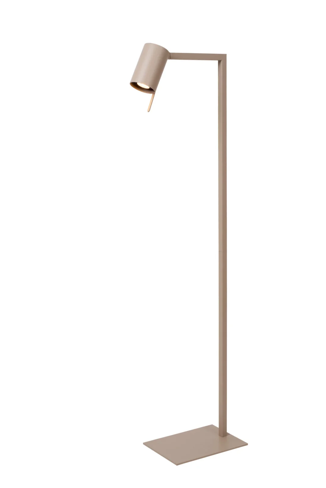 Lucide LESLEY - Podlahovu00e1 lampa na u010du00edtanie - 1xGU10 - Taupe