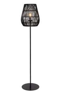 Lucide NERIDA - Stojaca lampa vnu00fatornu00e1/vonkaju0161ia - u00d8 35 cm - 1xE27 - IP44 - u010dierna