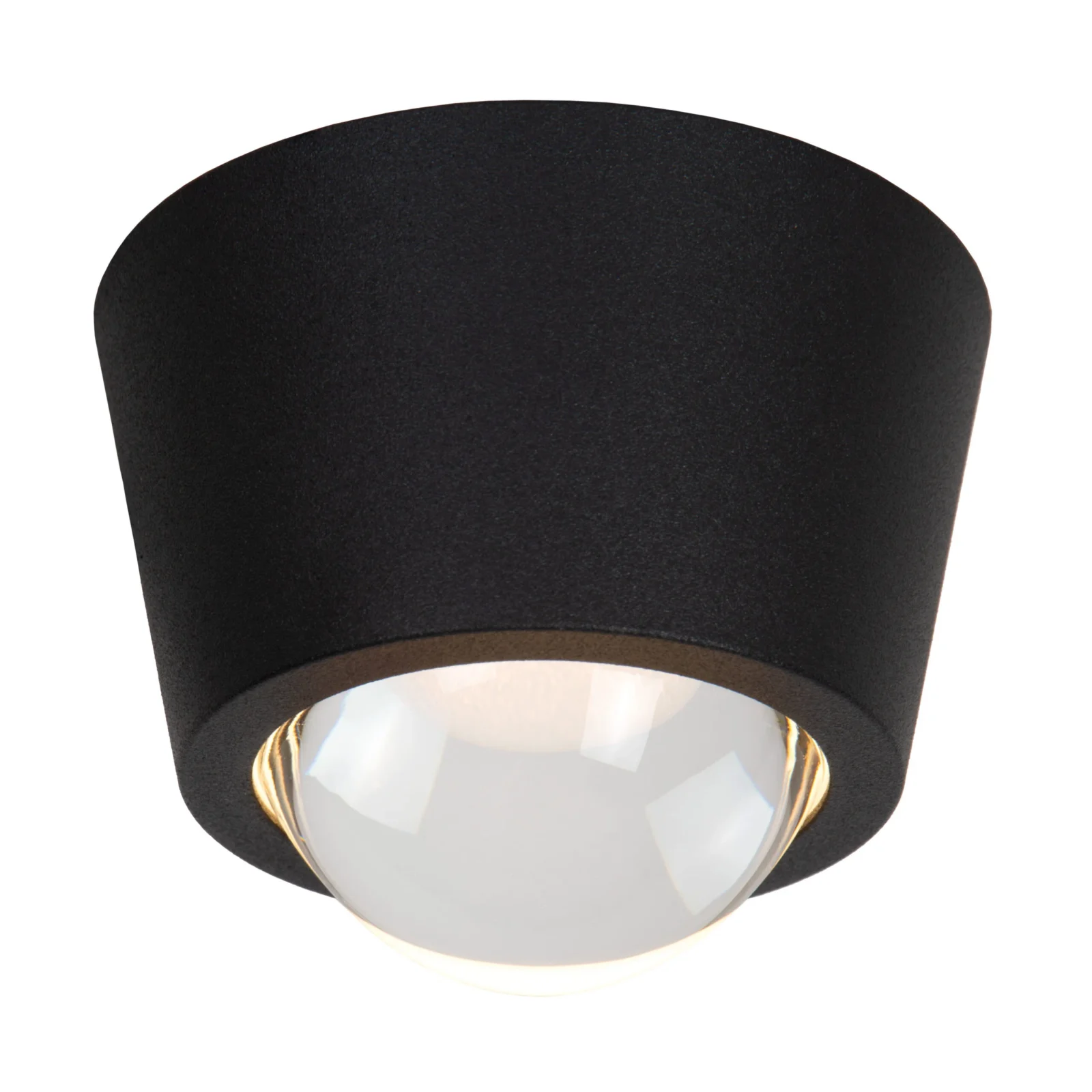 Lucide RIGON - Zapustenu00e9 stropnu00e9 svetlo - u00d8 9 cm - LED - 1x6W 3000K - u010dierna