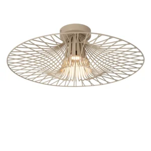 Lucide ELLIS - Zapustenu00e9 stropnu00e9 svetlo - u00d8 50 cm - 1xE27 - Taupe - Essential