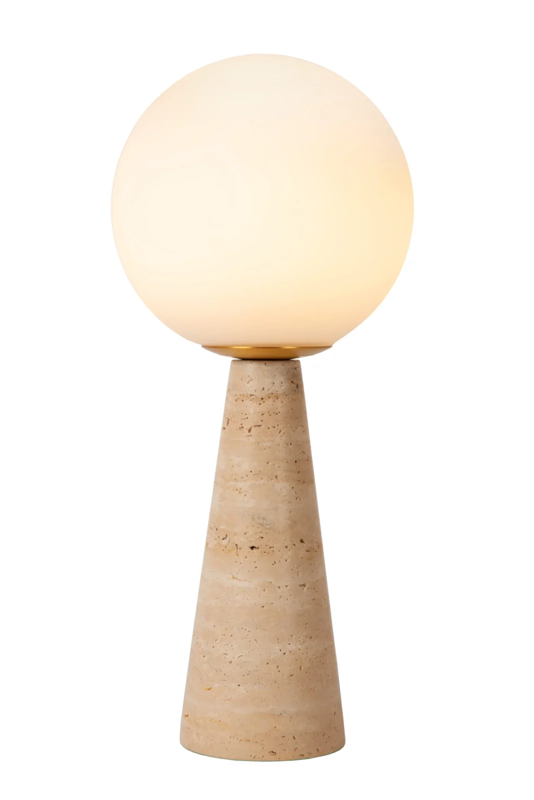 Lucide EVIN - Stolnu00e1 lampa - 1xE27 - Opu00e1l