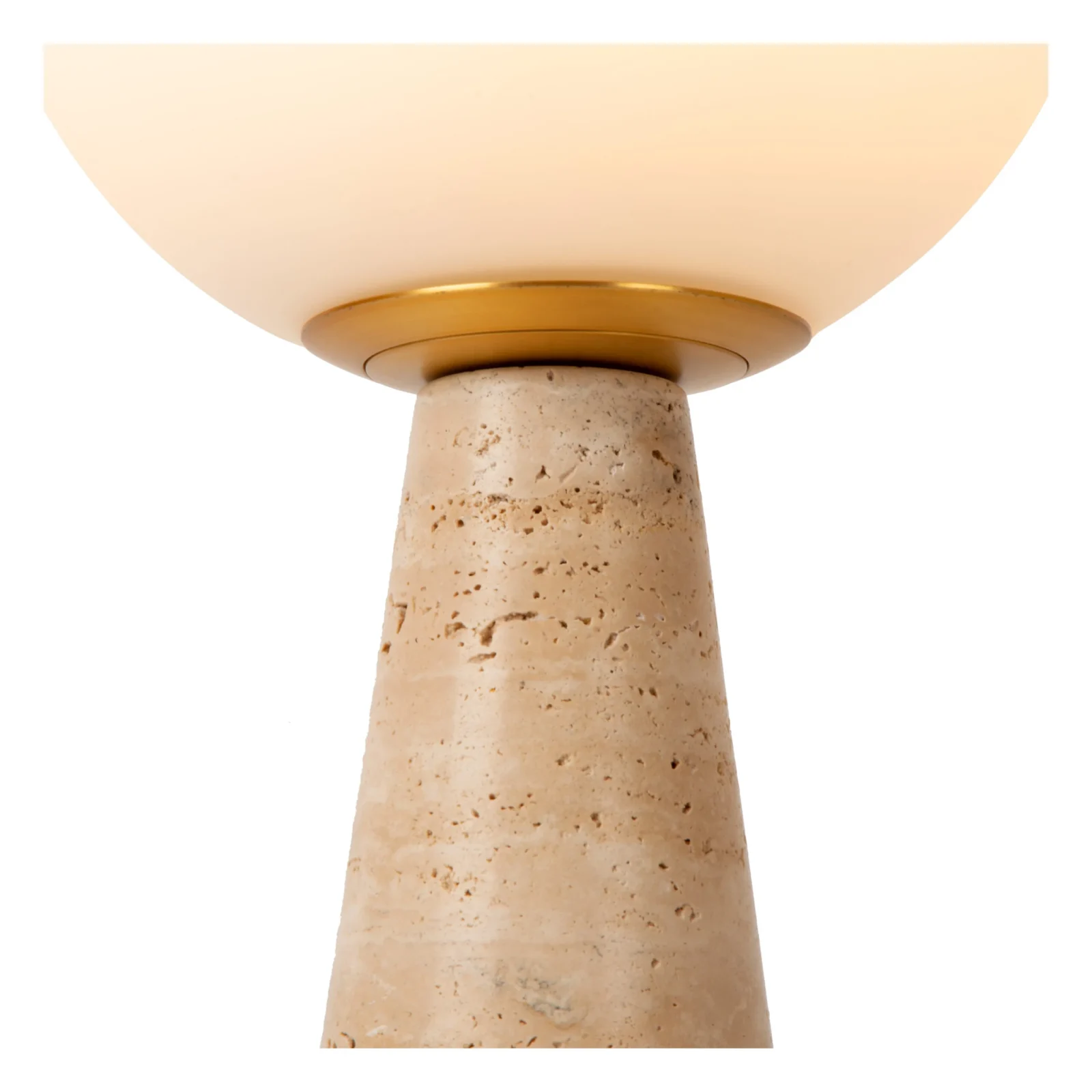 Lucide EVIN - Stolnu00e1 lampa - 1xE27 - Opu00e1l