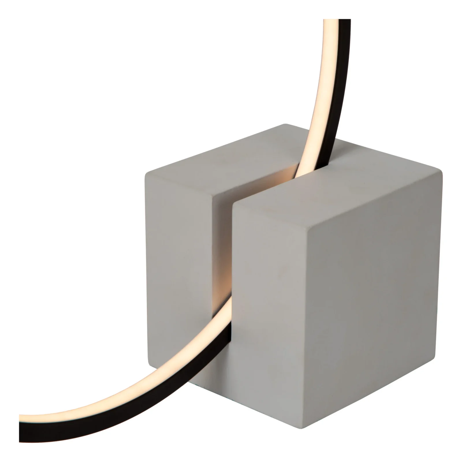 Lucide CIRKELIS - Stolnu00e1 lampa - u00d8 32 cm - LED tlmenu00e1 - 1x6W 3000K - u010dierna