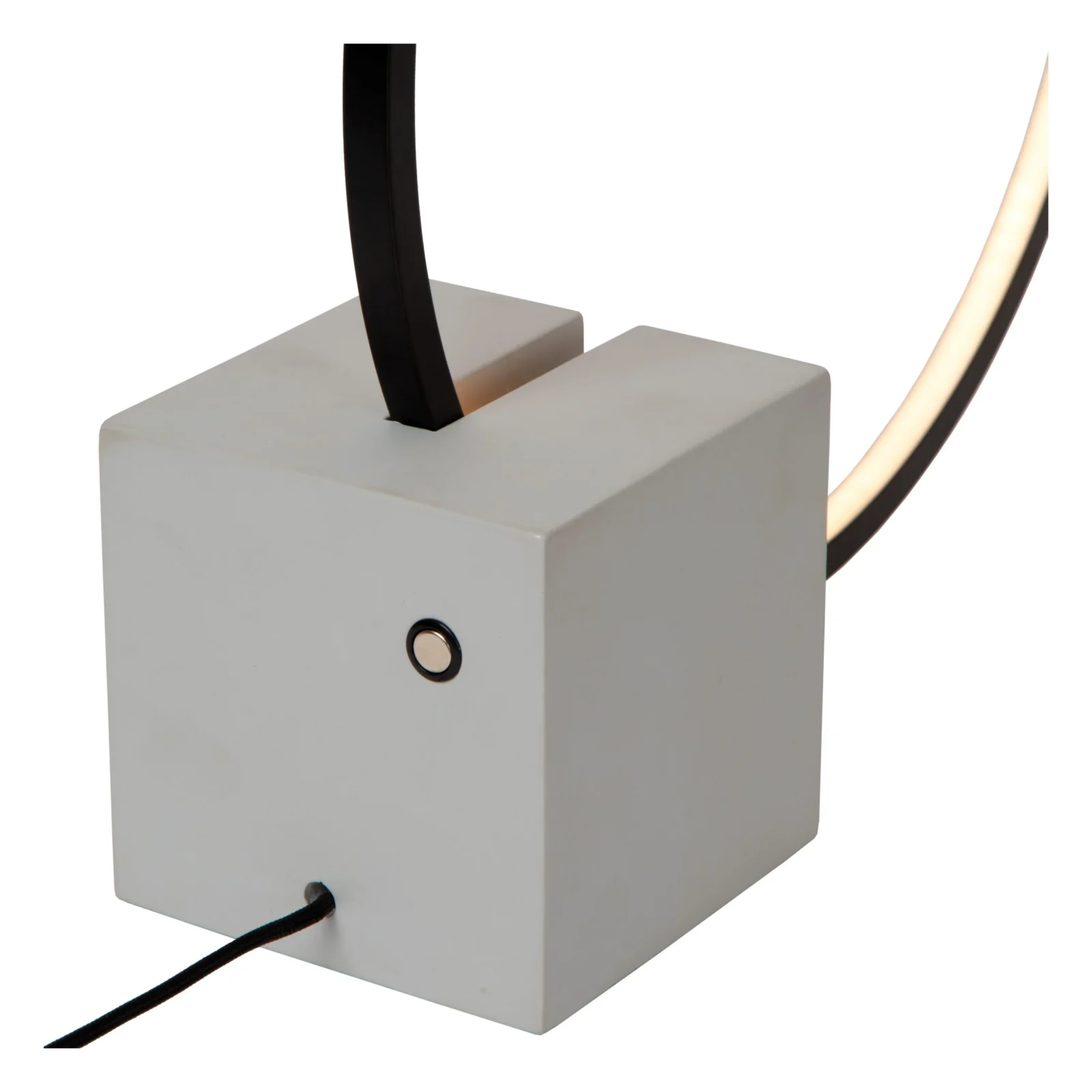Lucide CIRKELIS - Stolnu00e1 lampa - u00d8 32 cm - LED tlmenu00e1 - 1x6W 3000K - u010dierna