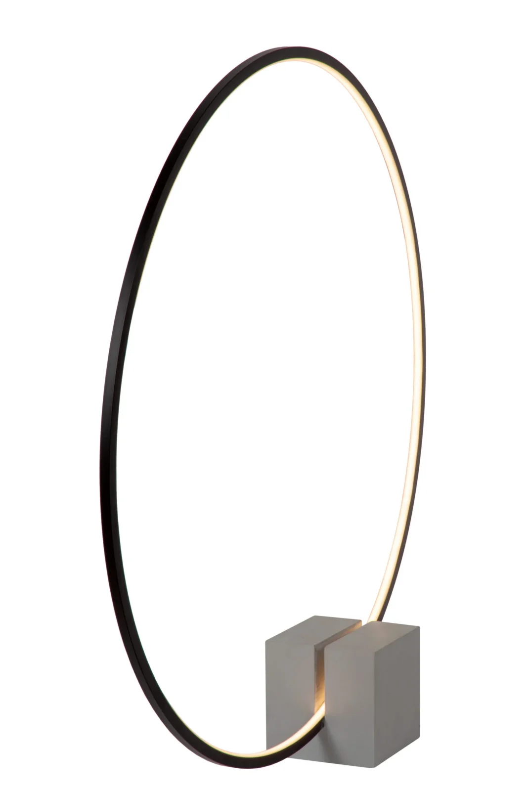 Lucide CIRKELIS - Stolnu00e1 lampa - u00d8 83 cm - LED tlmenu00e1 - 1x24W 3000K - u010dierna