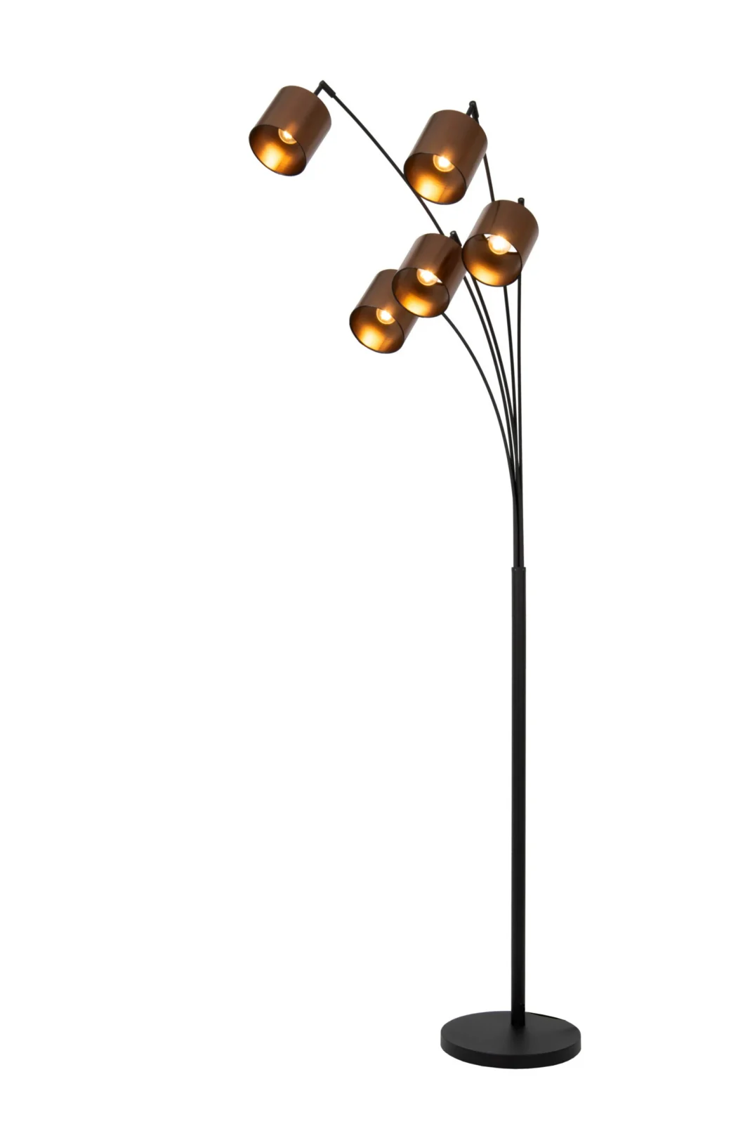 Lucide RANKOS - Stojaca lampa - 5xE14 - u010dierna