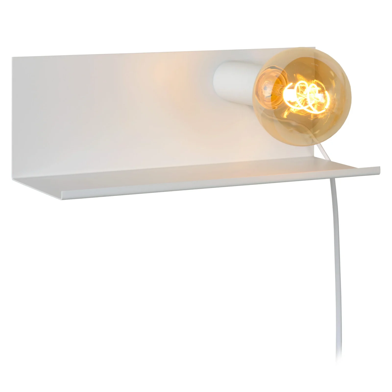 Lucide SEBO - Lampa pri posteli / Nu00e1stennu00e9 svetlo - 1xE27 - Biela