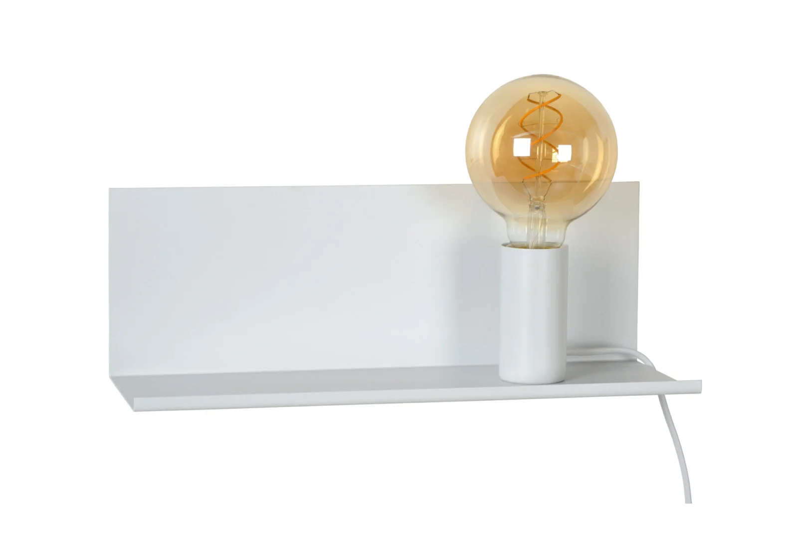 Lucide SEBO - Lampa pri posteli / Nu00e1stennu00e9 svetlo - 1xE27 - Biela