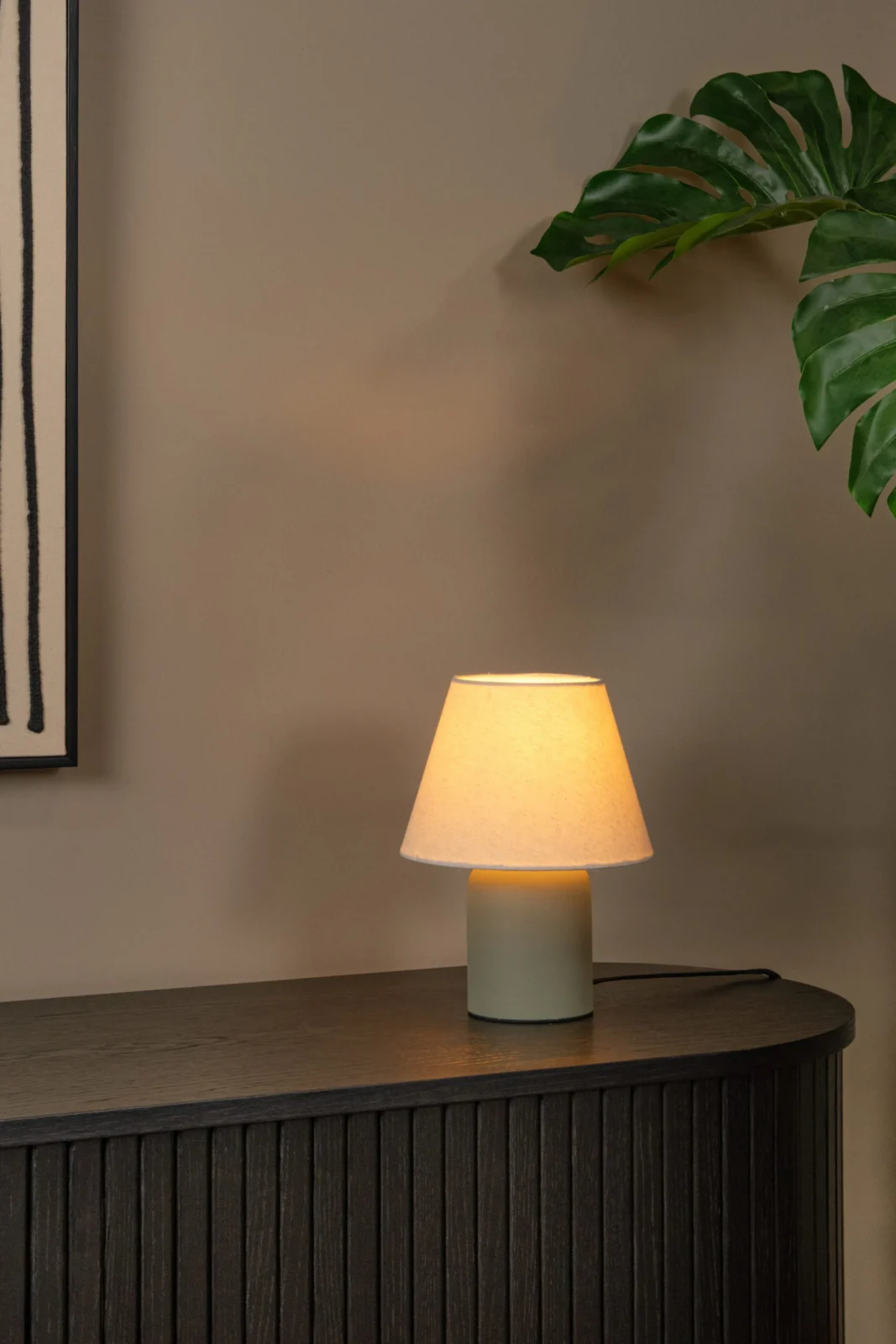 Lucide MACIA - Stolnu00e1 lampa - 1xE14 - Zelenu00e1