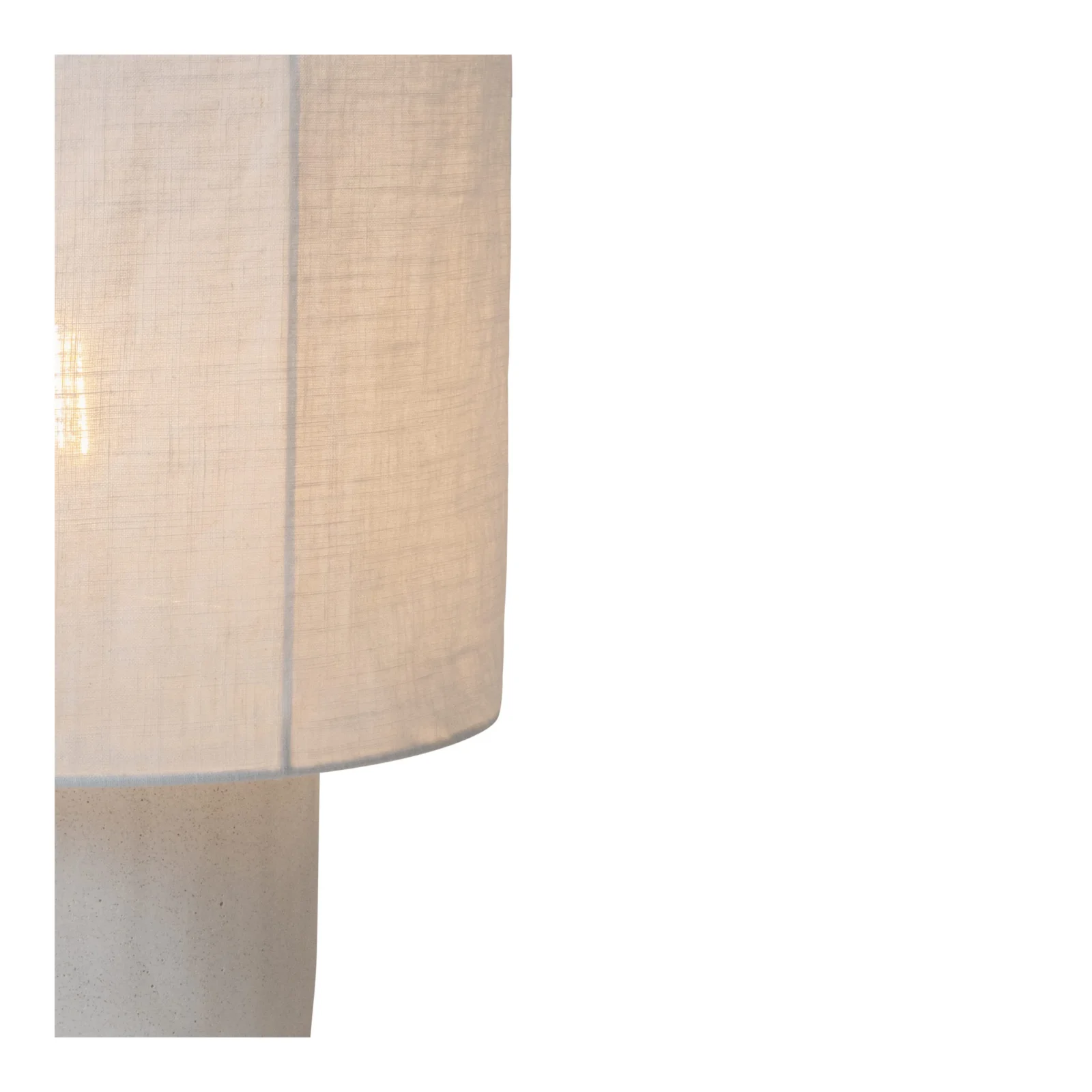 Lucide TISSAJA - Stolnu00e1 lampa - u00d8 20 cm - 1xE14 - biela | Essential