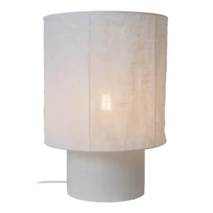 Lucide TISSAJA - Stolnu00e1 lampa - u00d8 30 cm - 1xE27 - biela | Essential