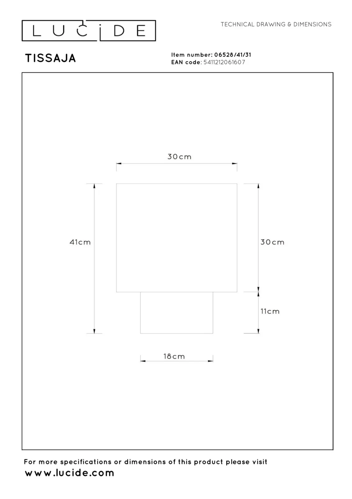 Lucide TISSAJA - Stolnu00e1 lampa - u00d8 30 cm - 1xE27 - biela | Essential