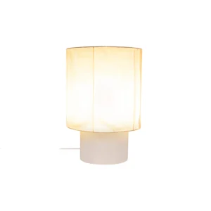 Lucide TISSAJA - Stolnu00e1 lampa - u00d8 35 cm - 1xE27 - biela | Essential