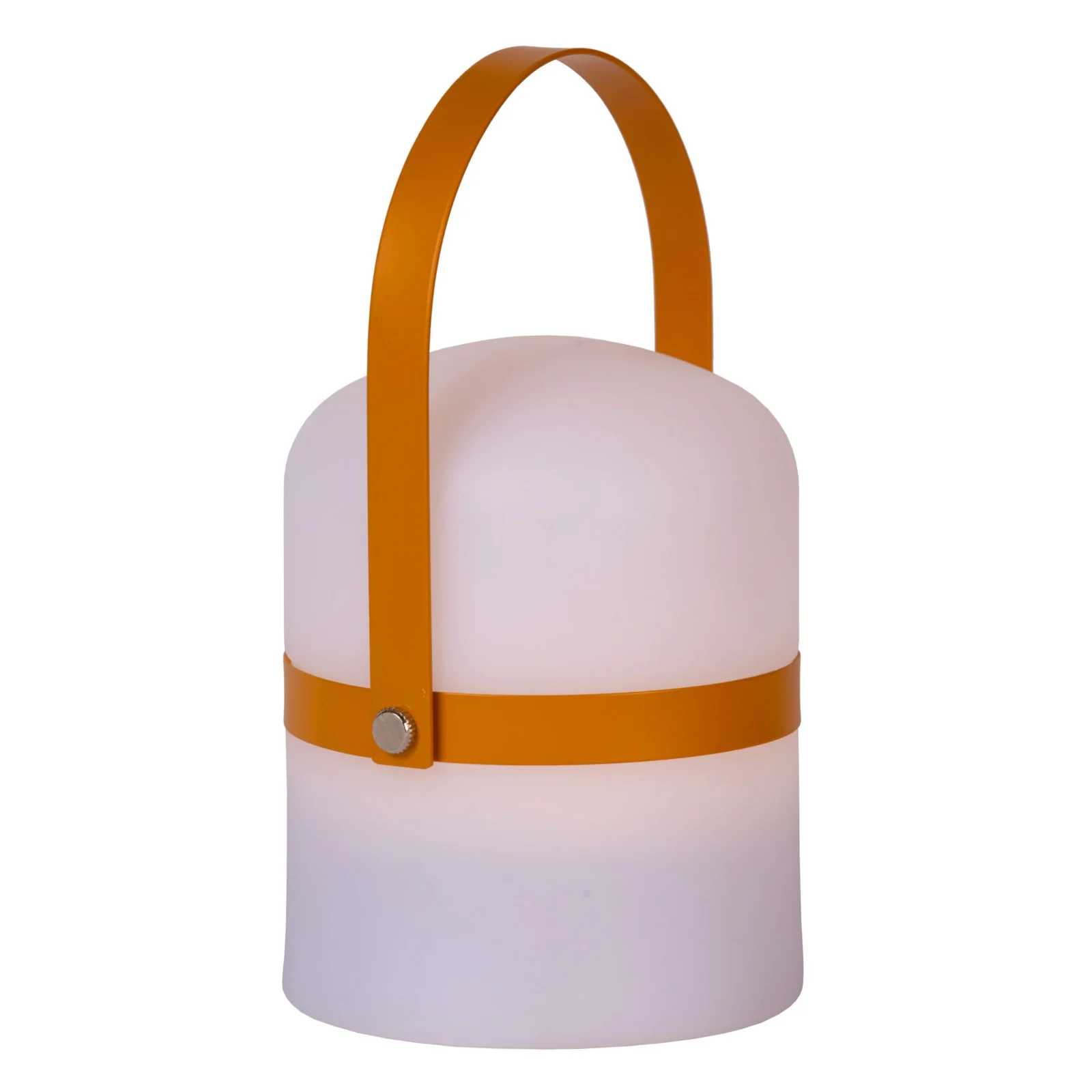 Lucide LITTLE JOE - Nabu00edjateu013enu00e1 stolnu00e1 lampa do interiu00e9ru/exteriu00e9ru - batu00e9riovu00fd balu00edk - u00d8 10 cm - LED tlmenu00e1 - 1x0,3W 3000K - IP44 - hnedu00e1