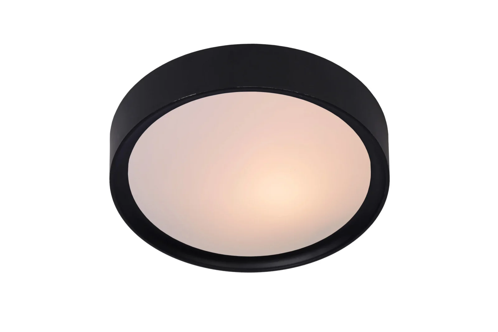 Lucide LEX - Zapustenu00e9 stropnu00e9 svetlo - u00d8 25 cm - 1xE27 - u010dierne