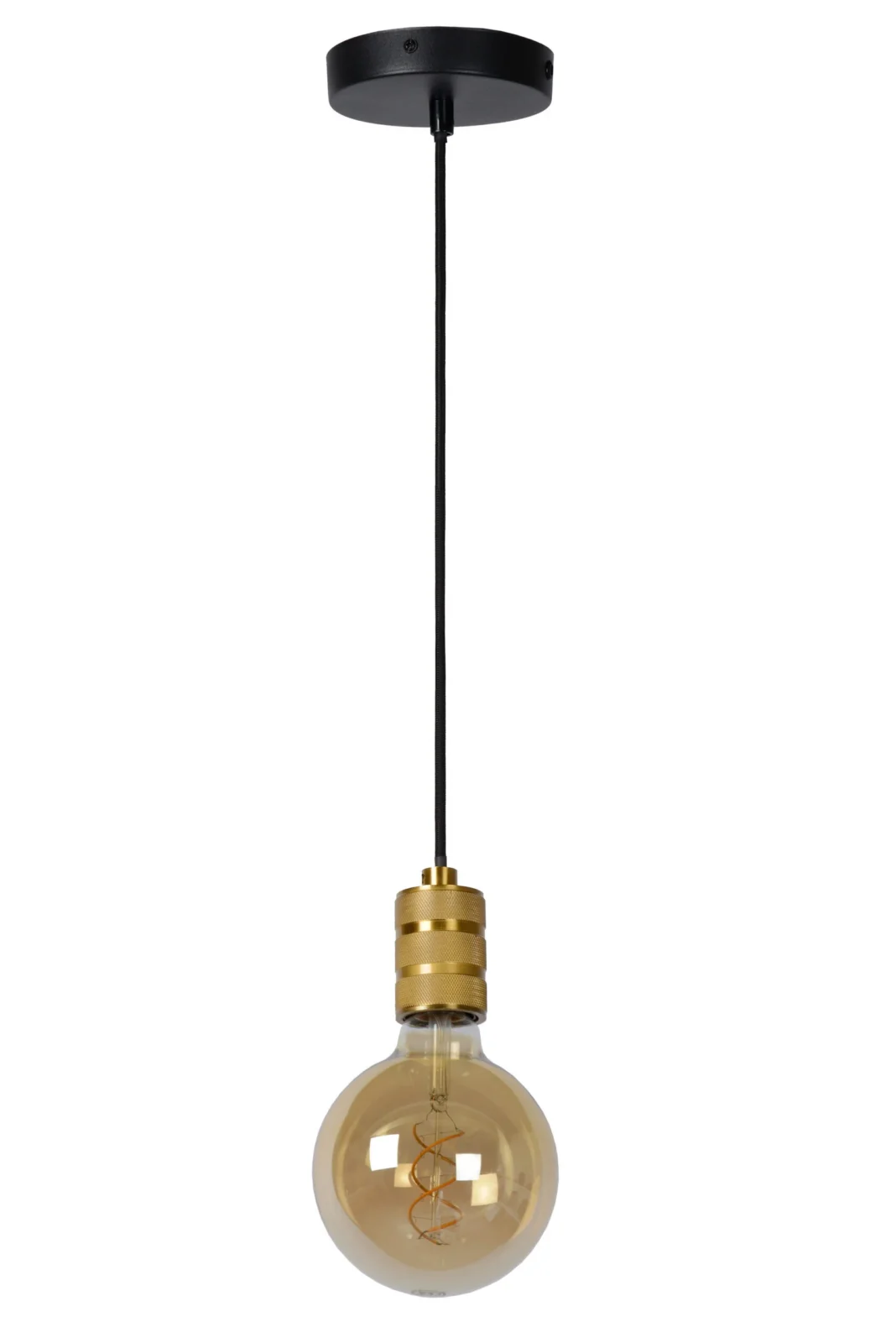 Lucide JOVA - Zu00e1vesnu00e9 svetlo - u00d8 12 cm - 1xE27 - Matt Gold / Brass