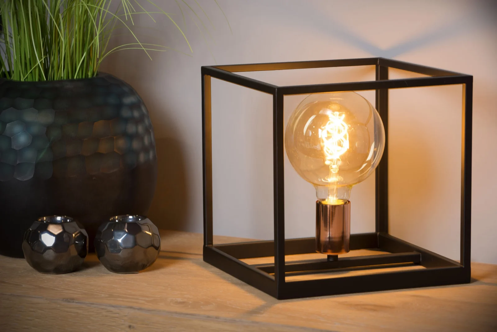 Lucide ARTHUR - Stolnu00e1 lampa - 1xE27 - u010dierna