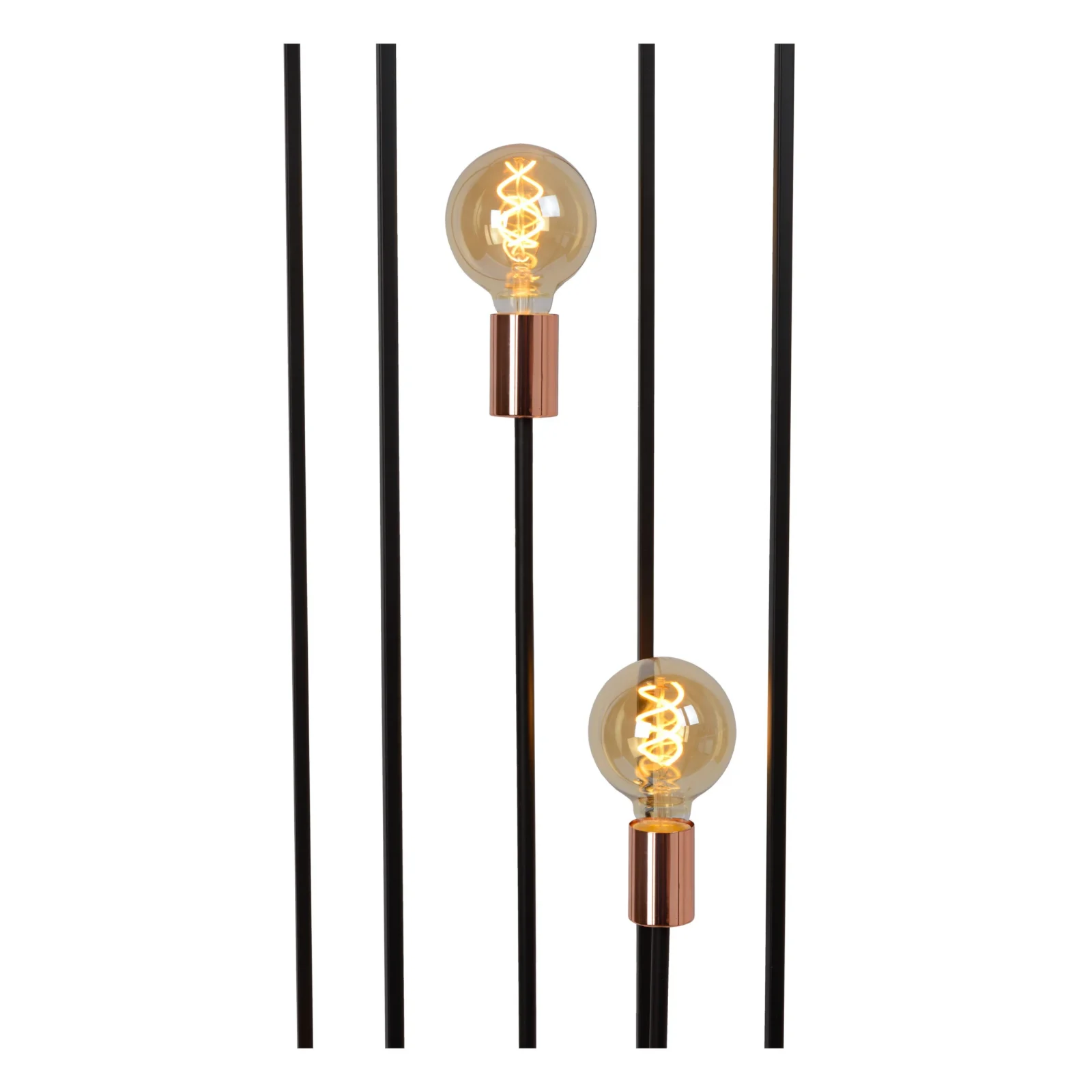 Lucide ARTHUR - Stojacia lampa - 3xE27 - u010dierna