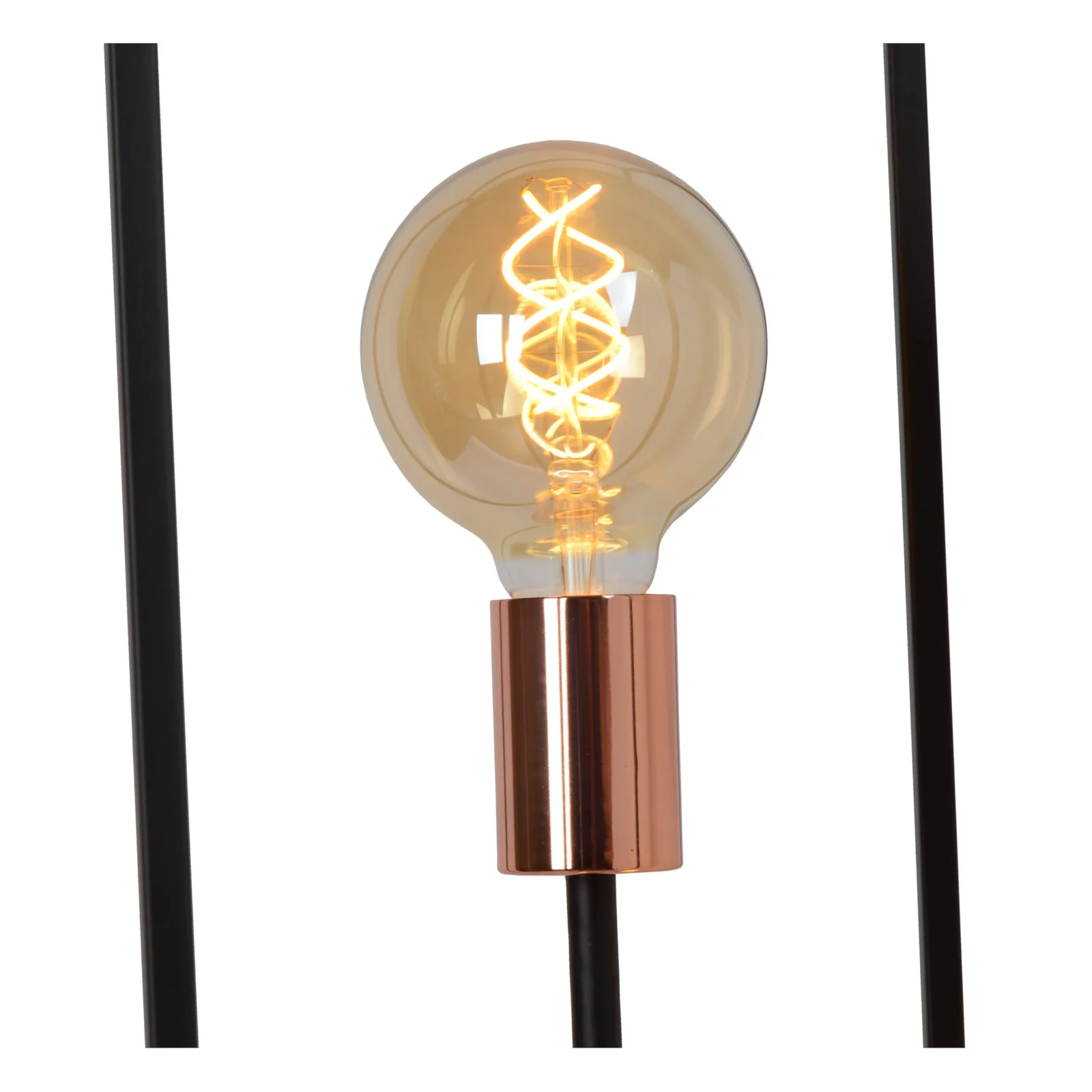 Lucide ARTHUR - Stojacia lampa - 3xE27 - u010dierna