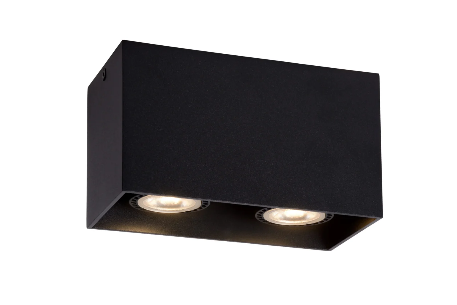 Lucide BODI - Stropnu00e9 reflektory - 2xGU10 - u010dierne